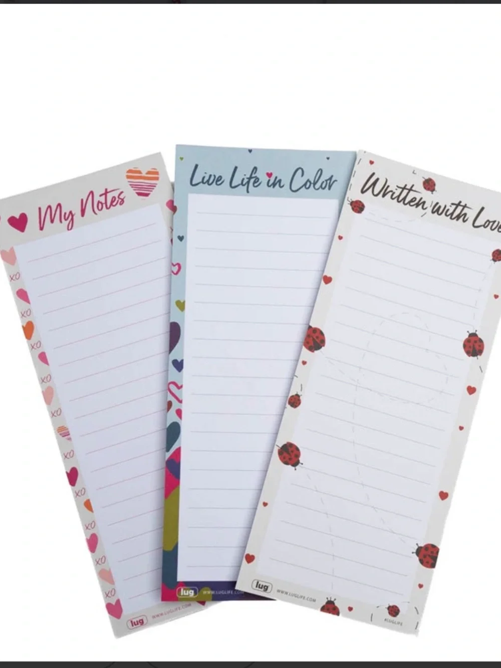 Lug Doodle Notepad 3pk - 4.5